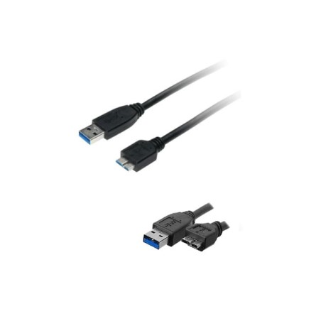 Xtech -   XTC-365 - Data cable - USB  to  Micro USB 3.0 - 91 cm - Black - 3ft for hard drives