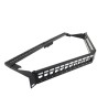 Nexxt Solutions Infrastructure - Patch panel - Cold-rolled steel - Black with silver extrusion - Angled Mod SH 24P 1U