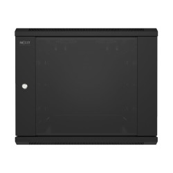 Nexxt Solutions - Rack armario - instalable en pared - negro barniz, RAL 9005 - 6U - 19"