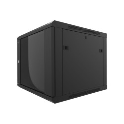 Nexxt Solutions - Rack armario - instalable en pared - RAL 9005, negro barniz - 9U - 19"