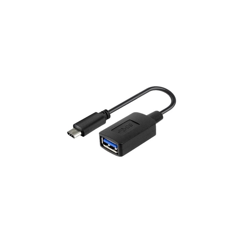 Xtech XTC-515 - Adaptador USB - 24 pin USB-C (M) reversible a USB Tipo A (H) - USB 3.0 - 11.9 cm - negro