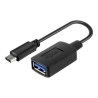 Xtech XTC-515 - Adaptador USB - 24 pin USB-C (M) reversible a USB Tipo A (H) - USB 3.0 - 11.9 cm - negro