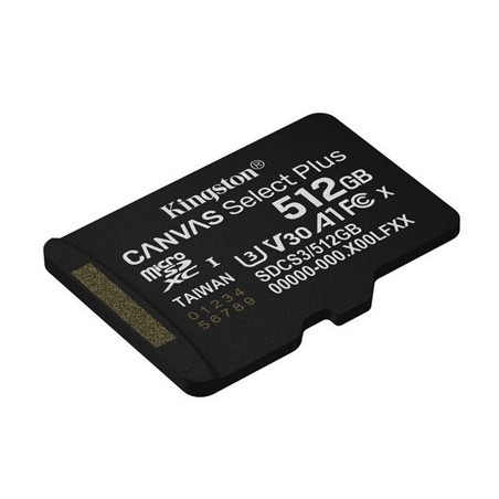 Kingston - Flash memory card - microSDHC - 512GB microSDXC Canvas Select