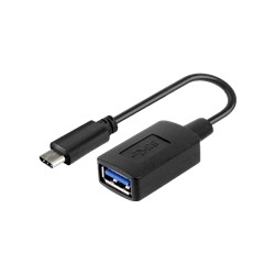 Xtech XTC-515 - Adaptador USB - 24 pin USB-C (M) reversible a USB Tipo A (H) - USB 3.0 - 11.9 cm - negro