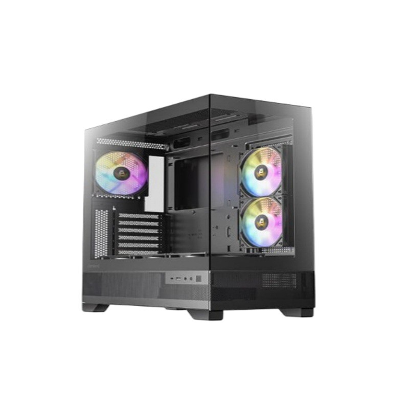 Antec - CX700 - Mid tower - Steel + Glass - Tempered glass - Micro-ATX / ITX