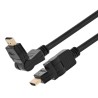 Xtech - Video / audio cable - HDMI - pivot-swiv6ft XTC606