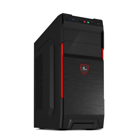 Xtech - Desktop - ATX - Black and red - 600W PS XTQ-214