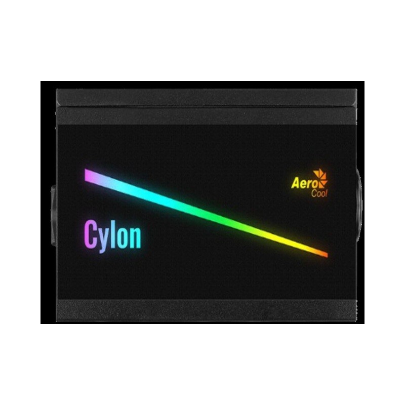 AeroCool - Power supply - Cylon 700W RGB 80 Plus Bronze - 230V - 12cm silent black fan with control
