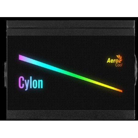AeroCool - Power supply - Cylon 700W RGB 80 Plus Bronze - 230V - 12cm silent black fan with control