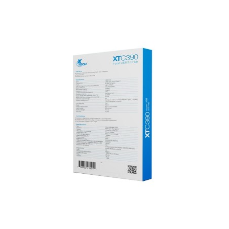 Xtech - Hub - 4 puertos - USB 3.0 XTC-390